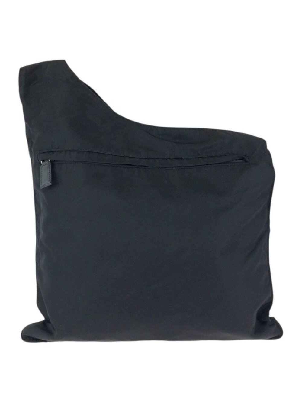 Prada Tessuto Black Silver Nylon Shoulder Bag - Picture 2 of 9